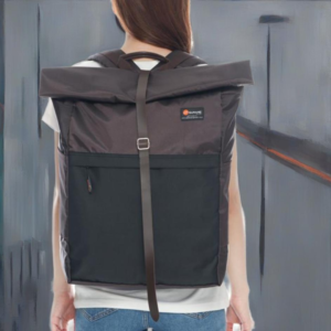 Gunane Naka Foldable Bag - Black Brown